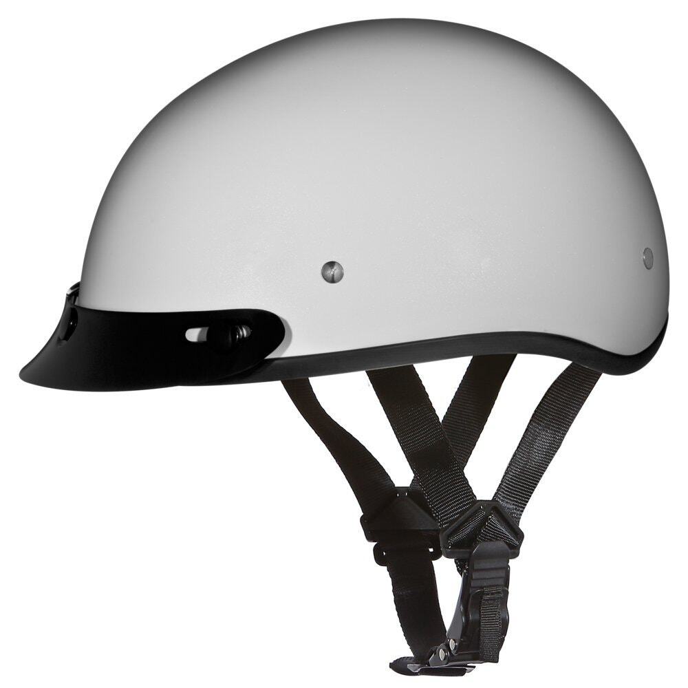 NWT D.O.T. Daytona Skull Cap- Pearl White- 2XL UNISEX